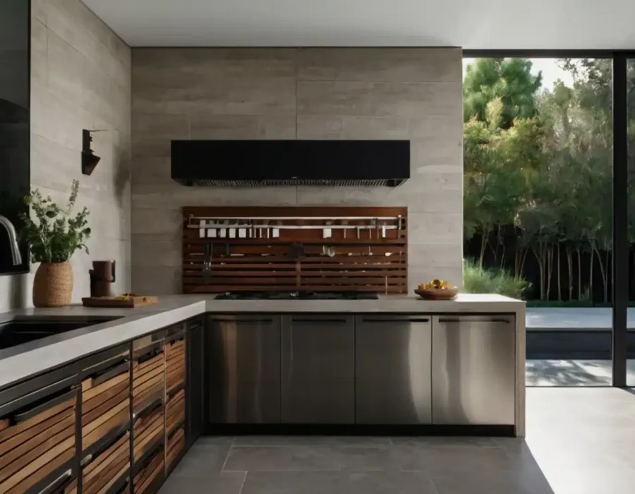 Home 19 Leonardo_Kino_XL_A_realistic_highend_outdoor_barbecue_area_qui_1